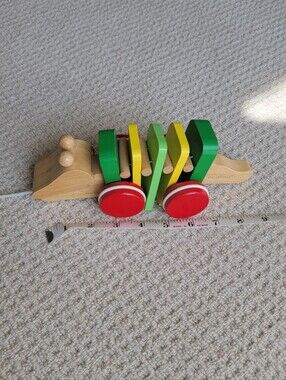 Wooden Crocodile Pull Along
